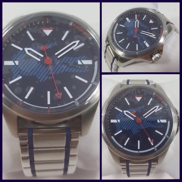 Lacoste Accessories - MEN'S LACOSTE CAPBRETON BLUE DIAL STAINLESS STEEL